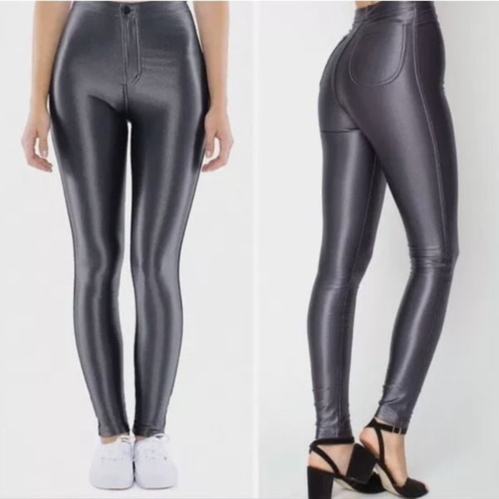 Vintage American Apparel Disco Pants in Grey